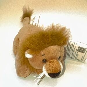 Ganz Go Go Pets Brown Lion Roary 4-1/2" Wiggles & Shakes New Vintage